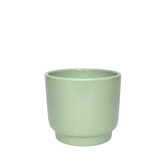 CACHE POT MILAN D15,2 - Vert pastel