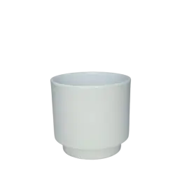 CACHE POT MALO - Blanc brillant